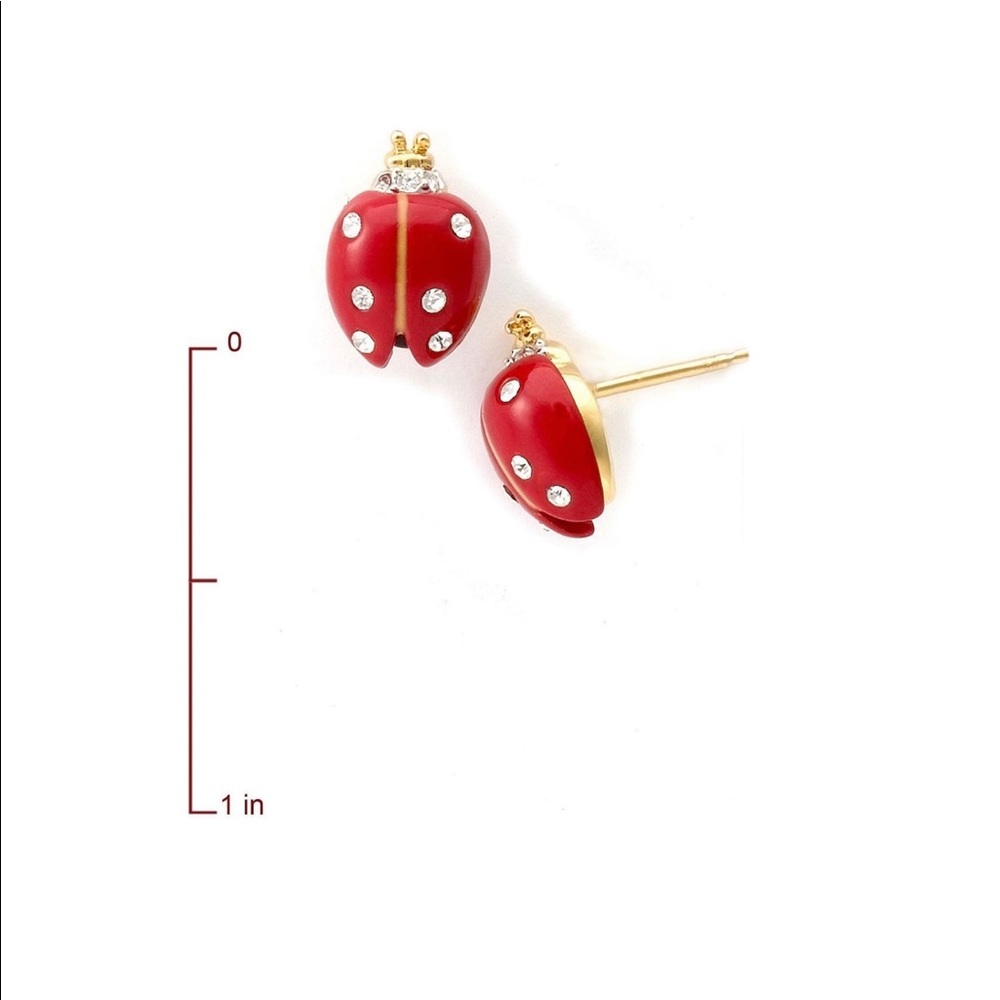 Y2K Juicy Couture Ladybug Stud Earring 🐞
